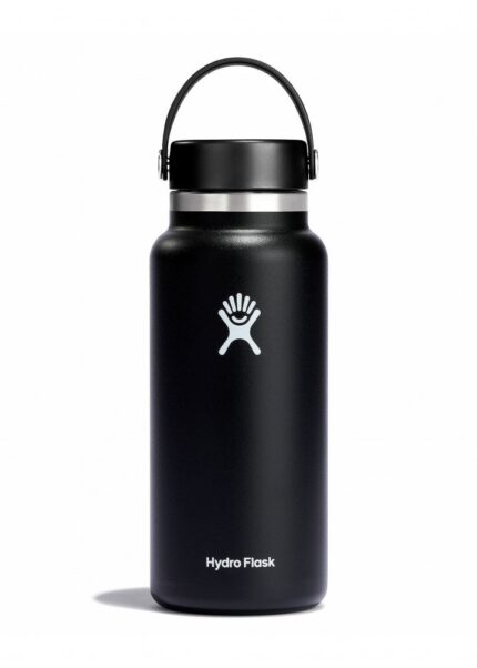HYDRO FLASK 946ML WIDE FLEX CAP BLACK