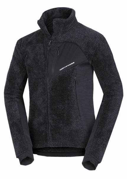 NORTHFINDER ACTIVE COMBINED SWEATER LUDWIK GRAY BLACK