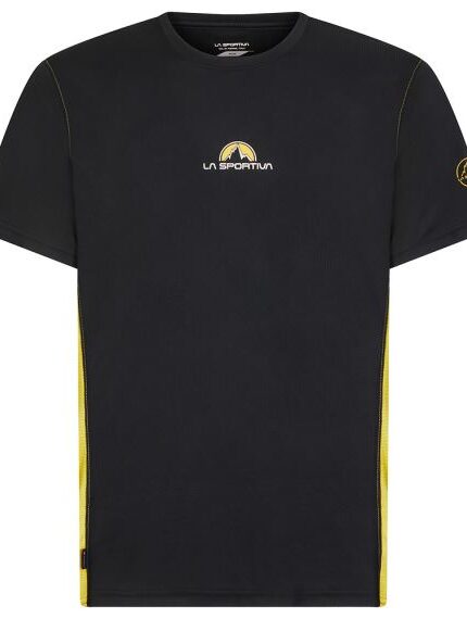 LA SPORTIVA PROMO T-SHIRT BLACK/YELLOW